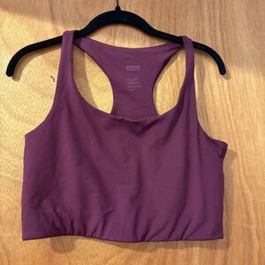 girlfriend collective Paloma Bra In Plum
